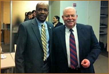 Mr. Diamond with Darryl C. Towns